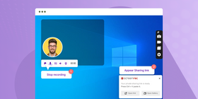 Screen Recording With Cloud Sharing Link