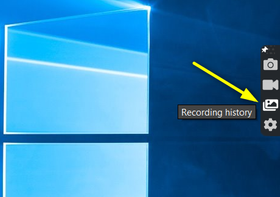 Screenshot History