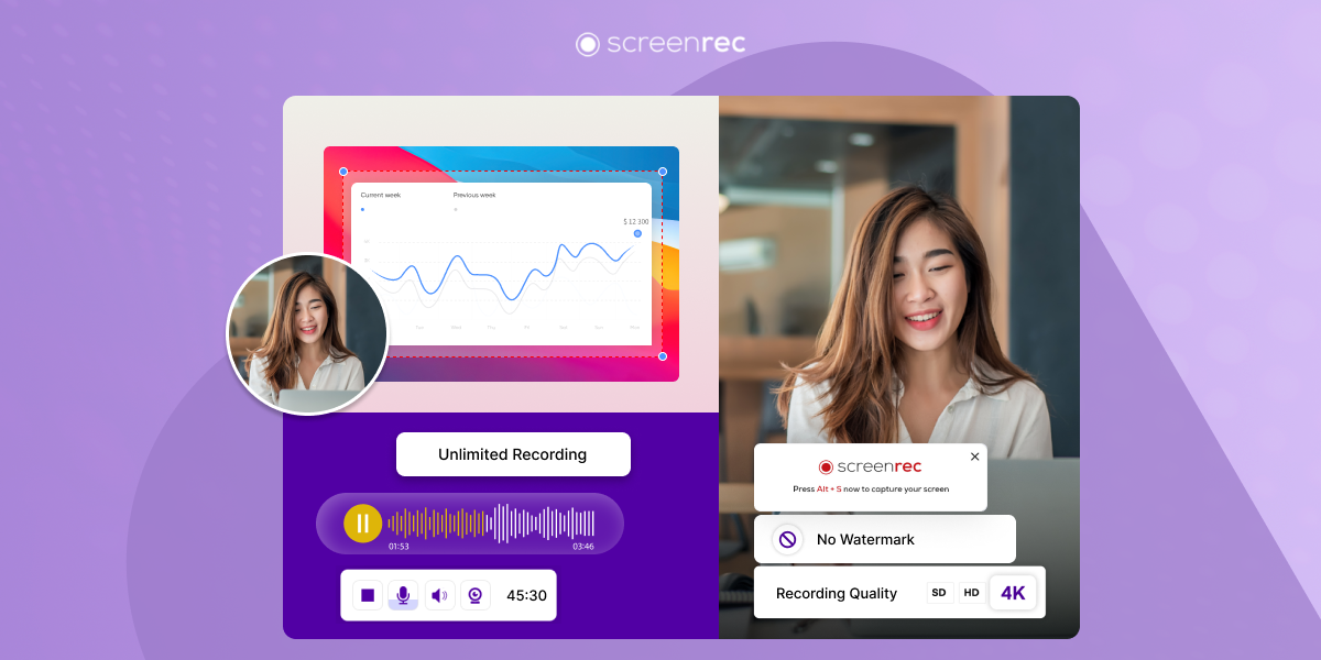 Free Screen Recorder - HD Quality, No Lag, & No Watermark