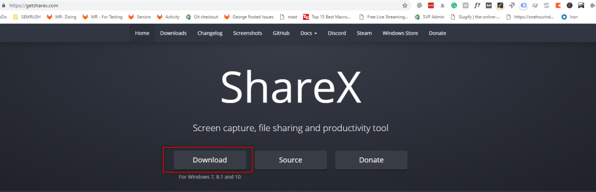sharex screen recording not working