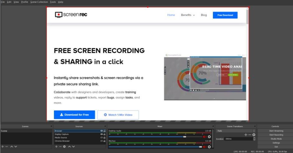 screencast software with voice overlay