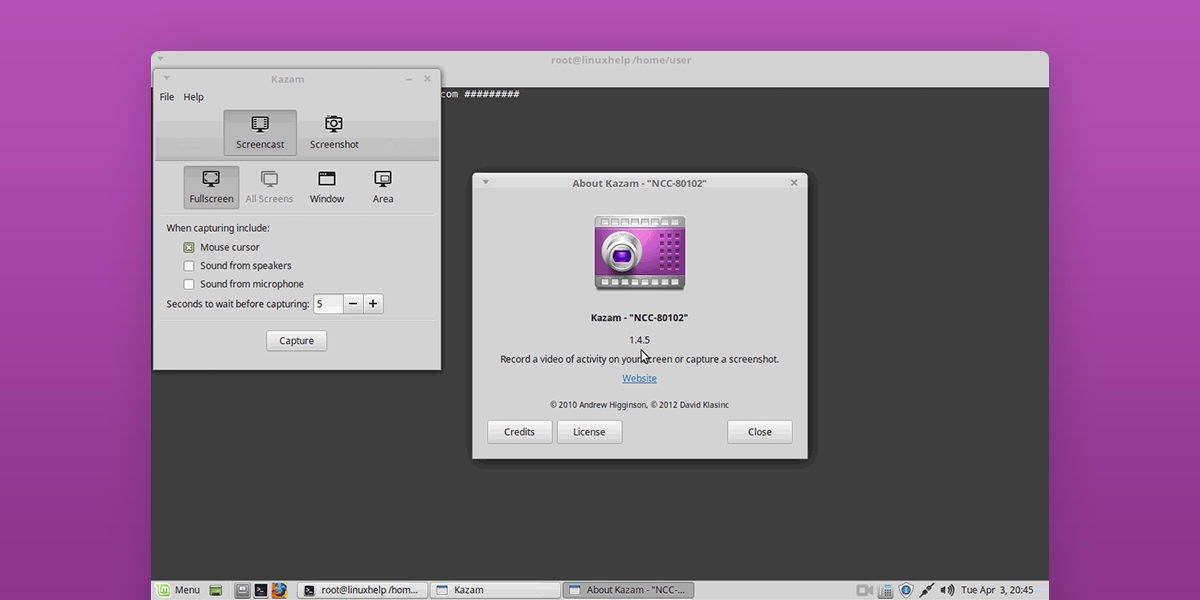 ubuntu screen recorder with audio