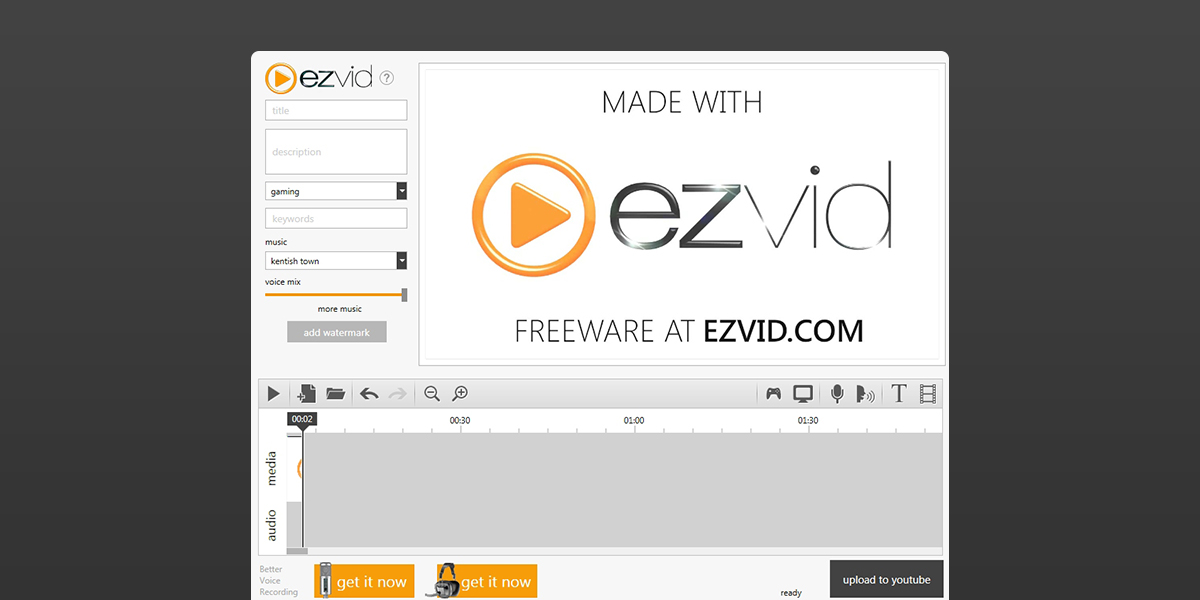 download ezvid video editor